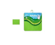 ALFOMBRA BAÃO PVC MASAJE 45X45 CM VERDE