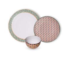 Images dOrient - Vajilla 18 piezas de porcelana para 6 personas Opera