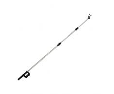 Konstsmide Barra telescÃ³pica EasyFix para Cadenas de Luces, extensiÃ³n Continua hasta 3,50 m, no Incluye Guirnalda de, Negro/Plateado