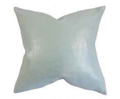 La Almohada Collection Florin sólido cojín para bebé, Color Azul