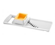 Tescoma 643855 rebanadora Manual Blanco, Amarillo De plástico - Cortafiambres (Manual, Blanco, Amarillo, De plástico, Dentado, 340 mm, 120 mm)