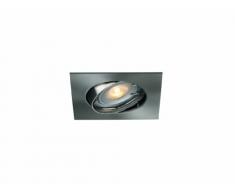 Massive Quartz - Punto de luz (Interior, Empotrada, Transparente, LED, Blanco cálido, Dormitorio, Salón)