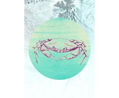 Komar Wandbild Von Crab Sea | Poster, Bild, Wohnzimmer, Schlafzimmer, Dekoration, Kunstdruck | ohne Rahmen | P080C-50x70 fotomural, carbÃ³n