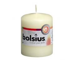 BOLSIUS - Vela de pilar - Marfil - 8 cm - 10 unidades