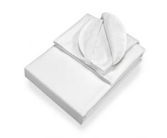 SETEX Generation - Protector de colchón Impermeable (Tejido Molton y algodón Rizado), Blanco, 90 x 190