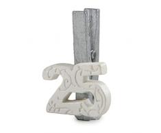 Mopec Pinza 25 aniversario, Pack 10 unidades, Madera, Gris, 5,5 cm