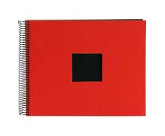 Goldbuch Bella Vista Rojo 34x30 40 Negro S Álbum de Fotos con Espiral 25984