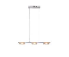 Lucide Sintra lámpara colgante LED 3 x 5 W, 3000 K, 120 x 12 x 66 cm, cromo 32453/15/11