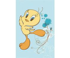 empireposter 737625 Looney Tunes - tweeety Jump - Film TV kinderfern SEH Serie Impresión Póster, Papel, 91,5 x 61 x 0,14 cm