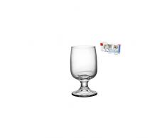 Bormioli Rocco Juego de 10 x 3 Copas de Cristal Executive Vino Cl20 decoración Mesa