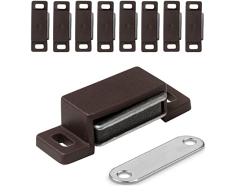 IPEA Cierres magnÃ©ticos para muebles, puertas, armarios, cajones â 10 unidades â Cierre magnÃ©tico con imÃ¡n para puertas y aparadores â Bisagra magnÃ©tica â Cierre magnÃ©tico para cocina y hogar â marrÃ³n