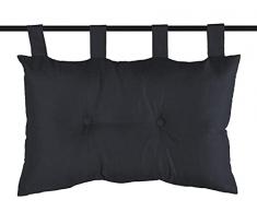 Lovely Casa Cabecero de Cama 45 x 70 cm-BEA-CarbÃ³n, poliÃ©ster, Gris Oscuro