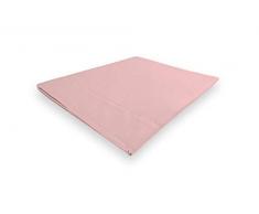 Soleil docre Camille 216013 Sábana encimera de algodón percal 260x300 cm Rosa, de Songe de Camille