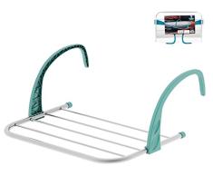 Colombo New Scal Gocciolo 3 Estante fijable Aluminio, Turquesa - Secadora de ropa (250 g, 51 cm, 2,5 cm, 34 cm, 1 pieza(s))