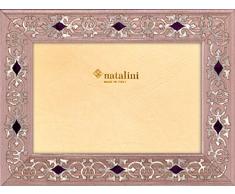 Natalini Marrakech Lilla 10X15 Marco de Fotos con Soporte para Mesa, Madera, Lila, 10 X 15 X 1,5