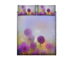 Sogni dAutore Sogni D Autore Set de Ropa de Cama (Hoja Plana 255x300cm + 2 Fundas Cojin 52x82cm con Solapa Interna), SD41, 100Â % AlgodÃ³n, Doble