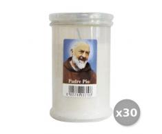 Glooke Selected Juego y Vela Mide 30Â Blanco Velas y ambientadores, Multicolor, Ãºnica