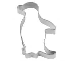 Staedter pingÃ¼ino Cortador de Galletas, Plata, Acero Inoxidable, Plateado, 7 cm