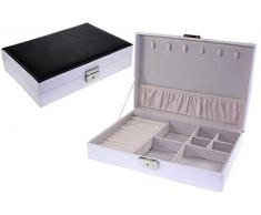 DOREX Joyero Plano, Polipiel, Grande
