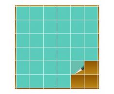 Adhesivo para azulejos para baño y cocina – 10 x 10 cm – Mint brillante – 1000 Adhesivos para azulejos para pared azulejos