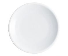 SATURNIA Roma - Plato Llano de Color Blanco