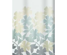 Spirella 180 x 200, Beige colección Fleury, Cortina de Ducha Textil, 100% Polyester