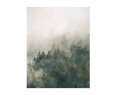 Komar Wandbild Von Tales of The Carpathians | Poster, Bild, Wohnzimmer, Schlafzimmer, Dekoration, Kunstdruck | ohne Rahmen | PSH036-40x50 fotomural, WeiÃ, Grau, GrÃ¼n