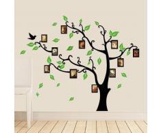 Walplus - Pared warenhandel imágenes de Marco de Fotos diseño de árbol de Navidad decoración Pegatinas de Papel Decorativo