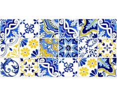 Viniliko Alfombra, Vinilo de 2,8 mm de Grosor, Libre de ftalatos, Multicolor, 50x100
