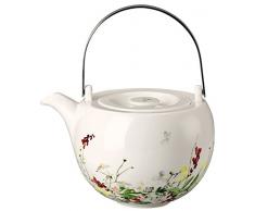 Rosenthal Brillance Fleurs Sauvages Tetera, Porcelana De Hueso, Multicolor, 19x17x15 cm