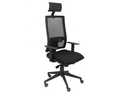 Piqueras Y Crespo (PIQU7) Silla Horna Bali Negro con Traslak Oficina, Talla Unica