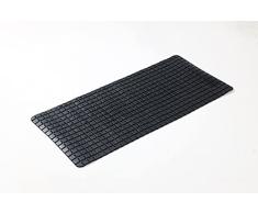 Caro - Alfombra Antideslizante (PVC, 78 x 35 cm), Color Negro