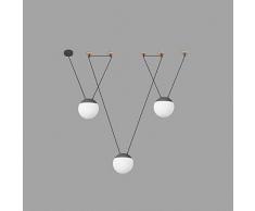Faro Barcelona 28376-3L - MINE Lámpara Colgante 3 Luces Gris