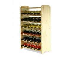 MODO24 Armario estanterÃa de Botellas de Vino Vino Soporte botellero RW 3 â 36p Botellas Nuevo.