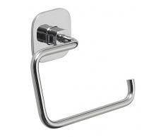 Gedy Teide Portarrollo, Acero INOX, Cromo, 13,2x4,5x10