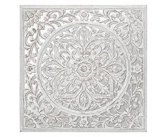 Espejo decorativo tallado en panel de madera MDF 58x58cm