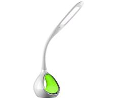 Wonderlamp W-F000008 - Flexo LED RGB tactil 10W luz frÃ­a (6000K) Mod. Skywind color blanco