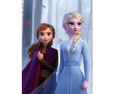 Komar Disney Wandbild Von Frozen Sisters in The Wood | Kinderzimmer, Babyzimmer, Dekoration, Kunstdruck | ohne Rahmen | WB072-30x40 fotomural, carbÃ³n