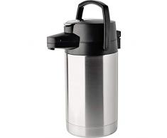 Helios estaciÃ³n de cafÃ© Jarra de vacÃ­o, Acero Inoxidable, Mate, Grande, Acero Inoxidable, Stainless Steel Matt, 2,5 L