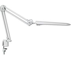 Aluminor Cosmix e B lÃ¡mpara de escritorio LED sobre tornillo de banco, Metal, integrado, 8Â W, color blanco