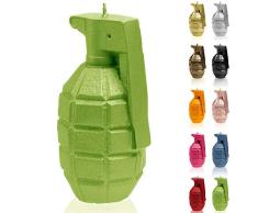 Candellana Hecho a Mano Grenade Vela de Regalo - Divertida - Vela Decorativa - Decoración del Hogar - Regalos para Amigos - Mecha de Algodón - Tiempo de Quemado 25h - Vela Lime