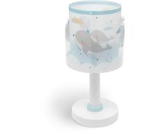 Lámpara de mesa o mesilla infantil Whale Dreams Ballenas Azul animales
