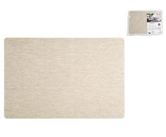 H&H Mantel Antimanchas Jacquard SofÃ­a Lino de Tela / PVC de 4 Capas, Beige, 31 x 46 cm