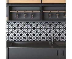 Ambiance Sticker Pegatinas de Azulejos Adhesivos, diseño de Azulejos de Cemento - Decoración de Pared para baño y Cocina - 10 x 10 cm - 9 Unidades