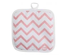 Dr. Oetker 4634 Retro - Manopla para cocina (20 x 20 cm, 95% poliéster, exterior 100% algodón)