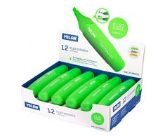 Milan Capsule Fluo Gomas De Borrar, Blanco, PequeÃ±o, 12