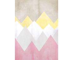 Komar Wandbild Von Sunrise Mountain Spring | Poster, Bild, Wohnzimmer, Schlafzimmer, Dekoration, Kunstdruck | ohne Rahmen | P110A1-50x70 fotomural, carbÃ³n