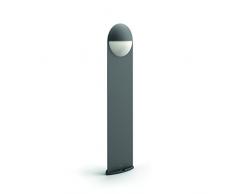 Philips myGarden Capricorn - Sobremuro LED, iluminación exterior, bombilla incluida, 6 W, luz blanca fría, aluminio, color antracita