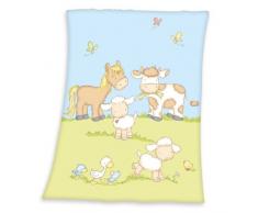 Herding 144056014 - Manta para Cama, 75 cm x 100 cm, Color Multicolor