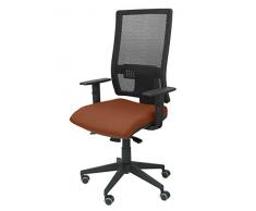 Piqueras Y Crespo (PIQU7) Silla Horna Bali marrón sin cabecero Oficina, Talla Unica